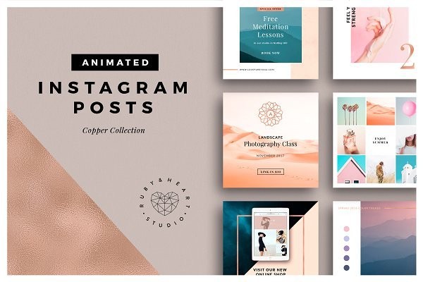 Free Instagram Template Gallery One Templates Cover Post