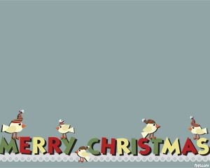 Free Merry Christmas Celebration PowerPoint Template Powerpoint