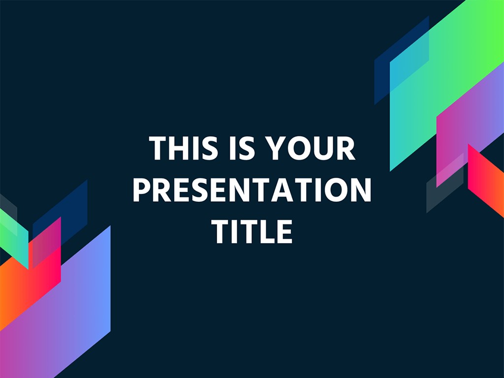 Free Modern And Colorful Powerpoint Template Or Google Slides Theme Presentation