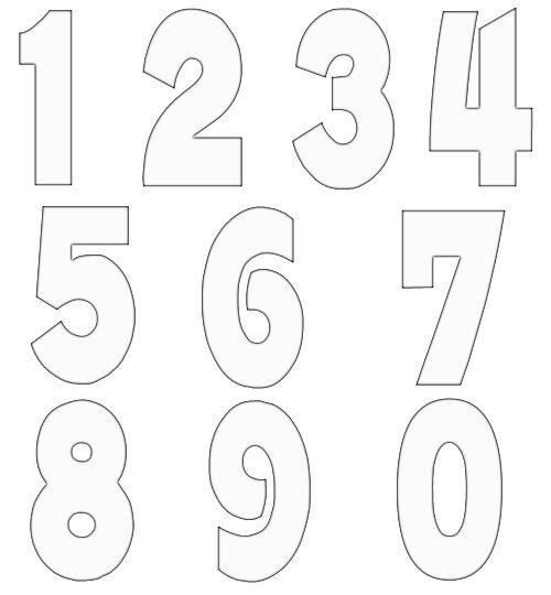 Free Numbers Templates