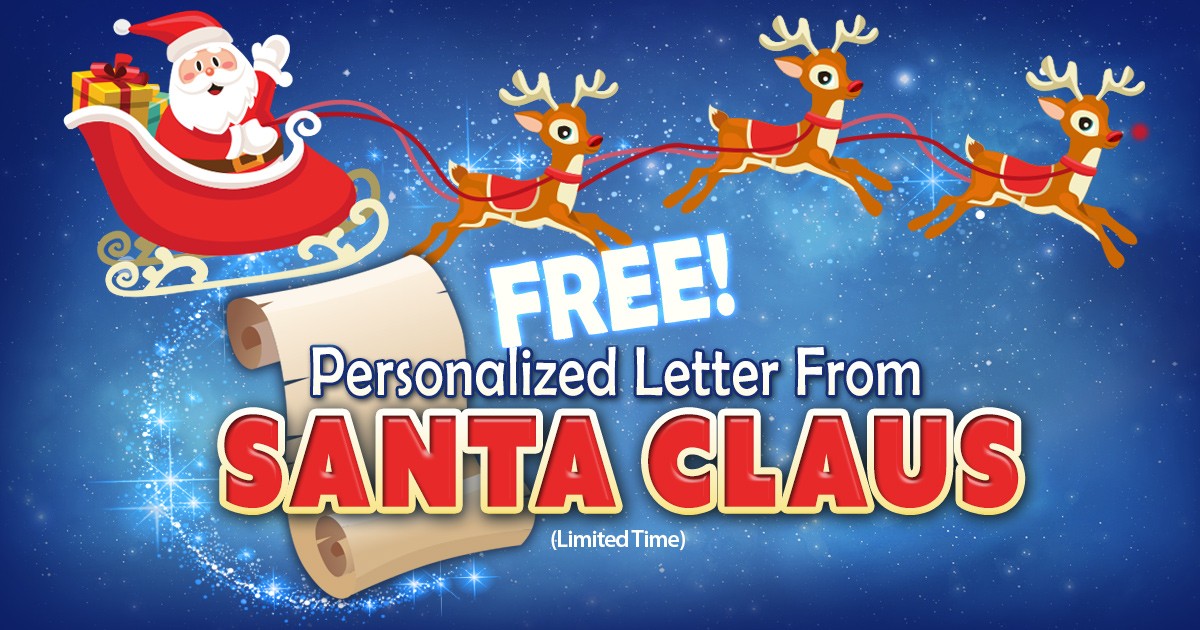 Free Personalized Letter From Santa Printable Letters