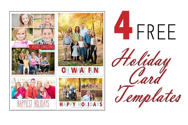 Free Photoshop Christmas Card Templates Everywhere
