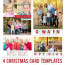 Free Photoshop Christmas Card Templates Professional Template