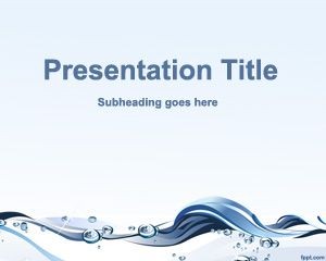 Free PowerPoint Template For Water Conservation Presentations
