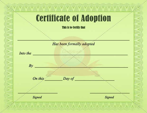 Free Printable Adoption Papers 12 Images Erin Design Fake Certificates