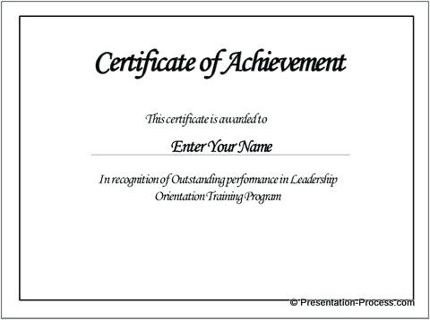 Free Printable Blank Certificate Template Templates On Word Example Without