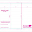 Free Printable Brochure Template Blank Barrel Fold