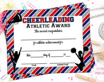 Free Printable Cheerleading Certificate Templates Best Of