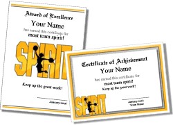 Free Printable Cheerleading Certificates Certificate Ideas