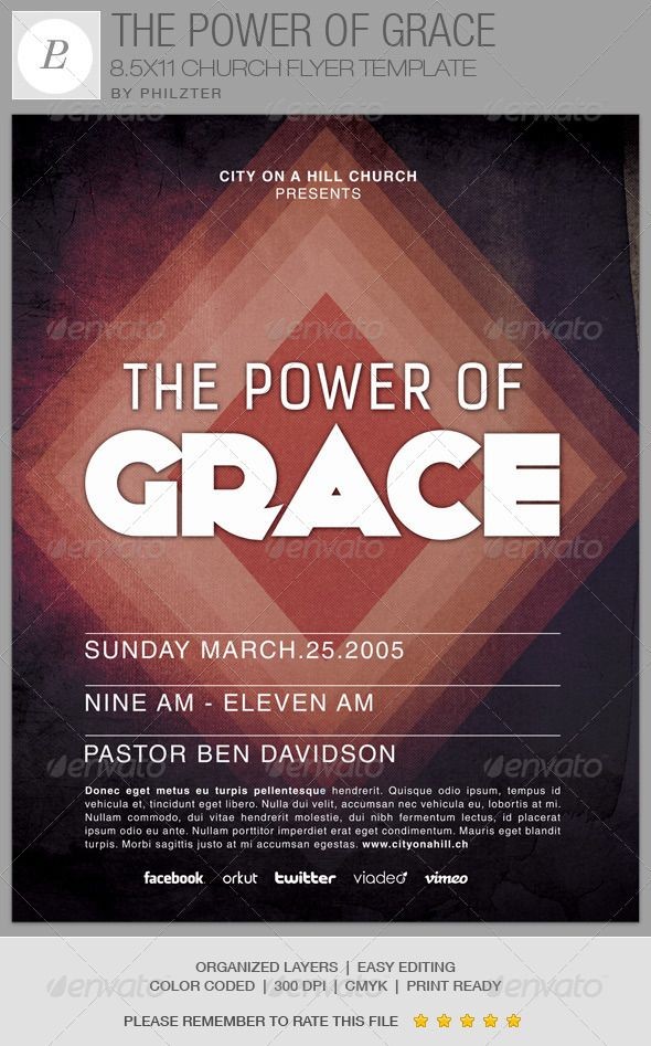 Free Printable Church Event Flyer Templates 20 Revival Flyers