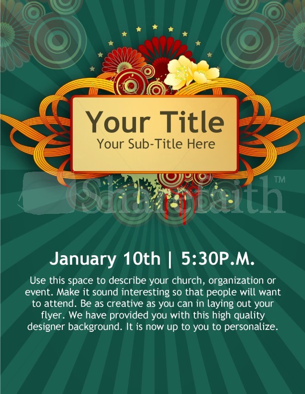 Free Printable Event Flyer Templates Awesome To Make Flyers For Church