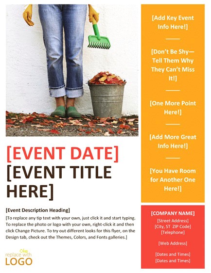 Free Printable Event Flyer Templates Beautiful