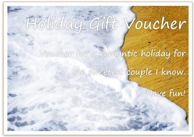 Free Printable Holiday Gift Voucher Template Beach Certificate