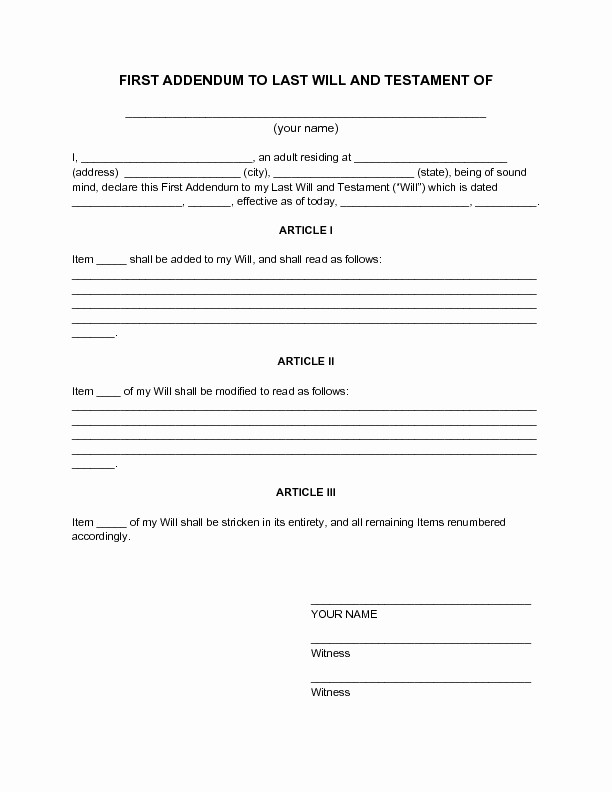 Free Printable Last Will And Testament Template Lovely 17 Rocket