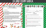 Free Printable Letter To And From Santa SohoSonnet Creative Living Personalized Letters Claus