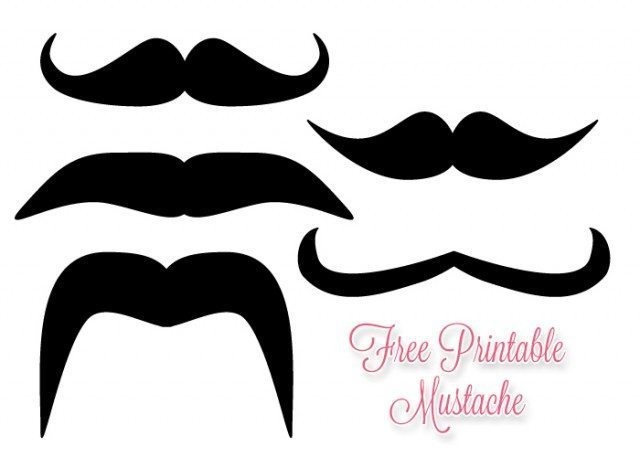 Free Printable Mustache How To Make Sticks