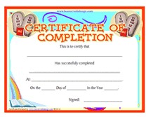 Free Printable Religious Certificates Baptism Class Certificate Template