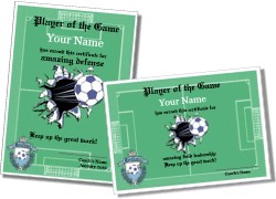 Free Printable Soccer S And Award Templates