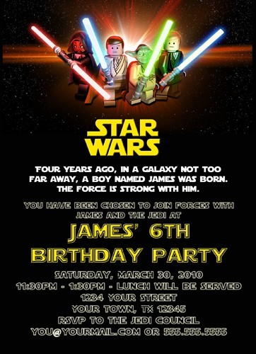 Free Printable Star Wars Birthday S Template Updated