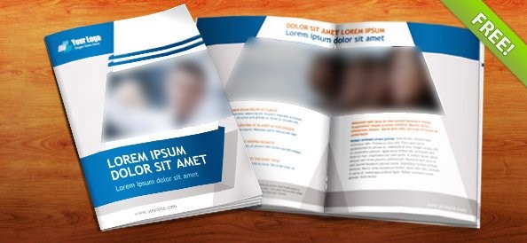 Free PSD Booklet Template 8 Pages Files Vectors Psd