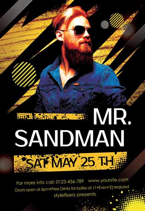 Free Psd Dj Party Flyer Template Templates Download Club