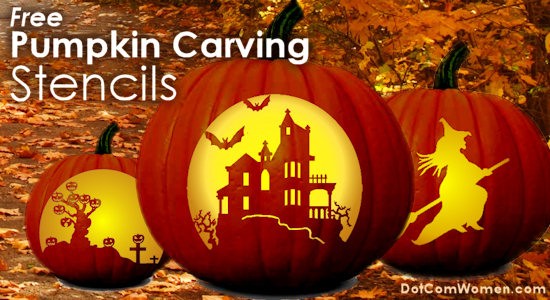 Free Pumpkin Carving Patterns Stencils For Scary Not So