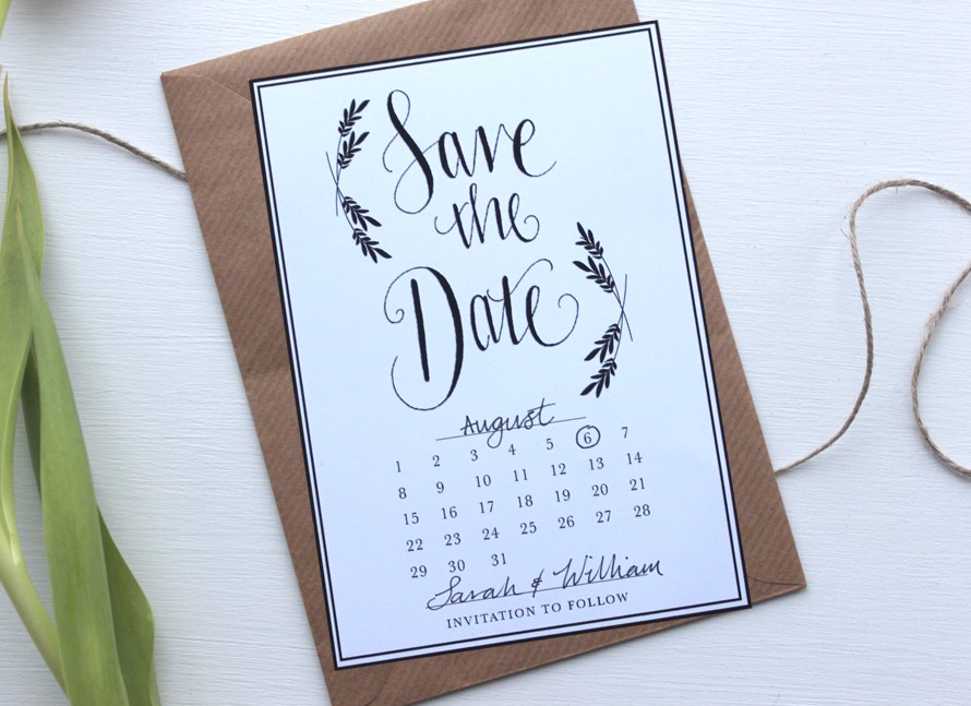 FREE Save The Date Printable Love Paper Crane Free Templates