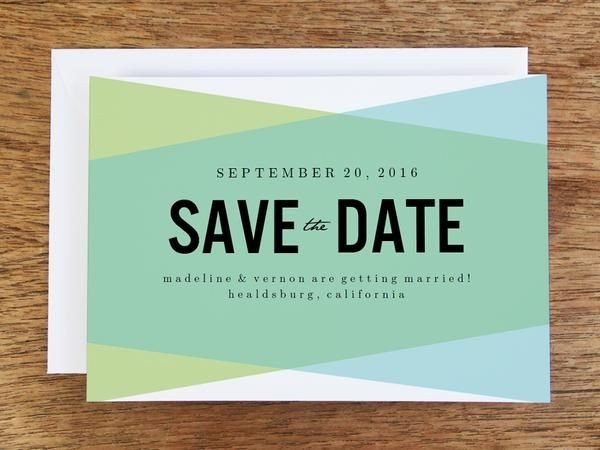 Free Save The Date Templates Day Pinterest Blue Green