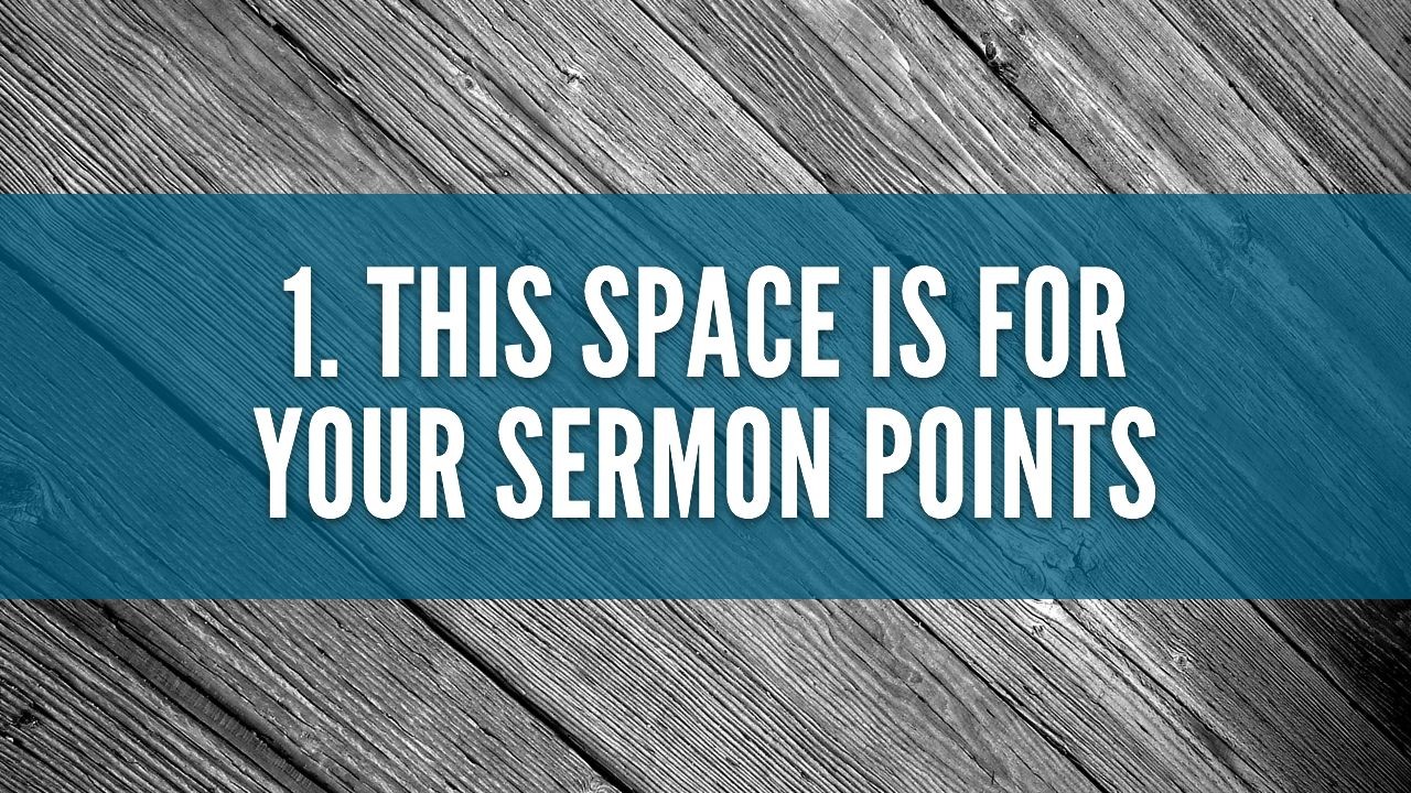 Free Sermon Slide Template The Creative Pastor Powerpoint Backgrounds