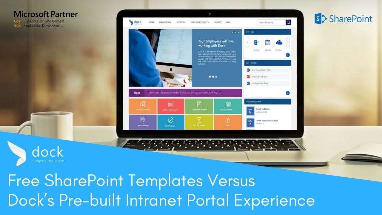 Free SharePoint Templates Vs Dock S Pre Built Intranet YouTube