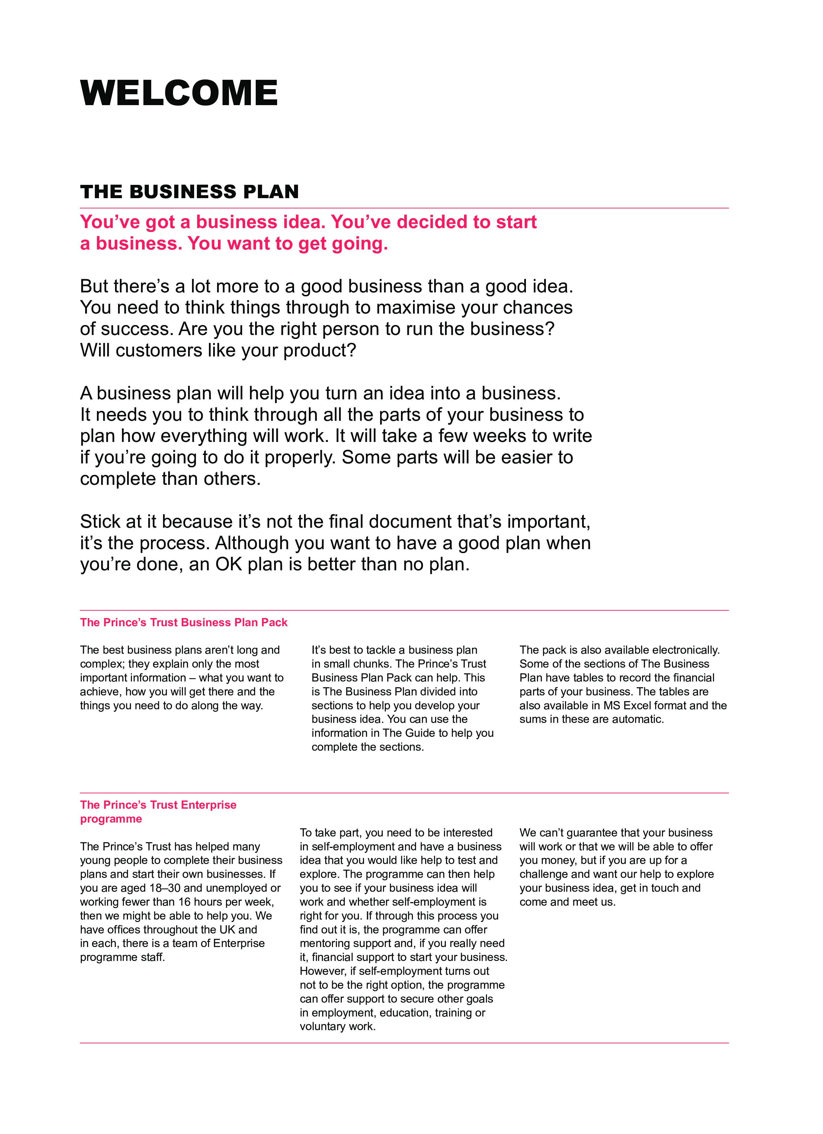 Free Simple Business Plan Template Templates