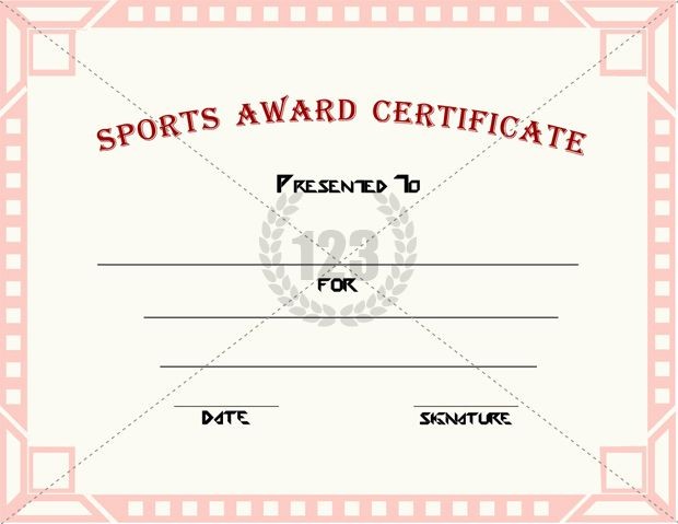 Free Sports Certificate Templates Printable Certificates
