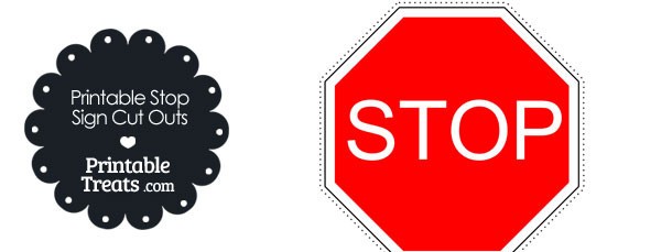 Free Stop Sign Template Printable Download Clip Art Image