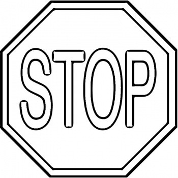 Free Stop Sign Template Printable Download Clip Art Image