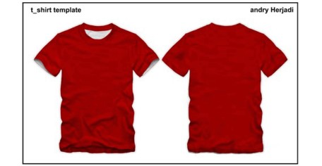 Free T Shirt Template Front And Back Clipart Vector Graphics