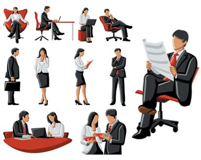 Free VEctor Business People Illustration Ai Svg Eps Vector