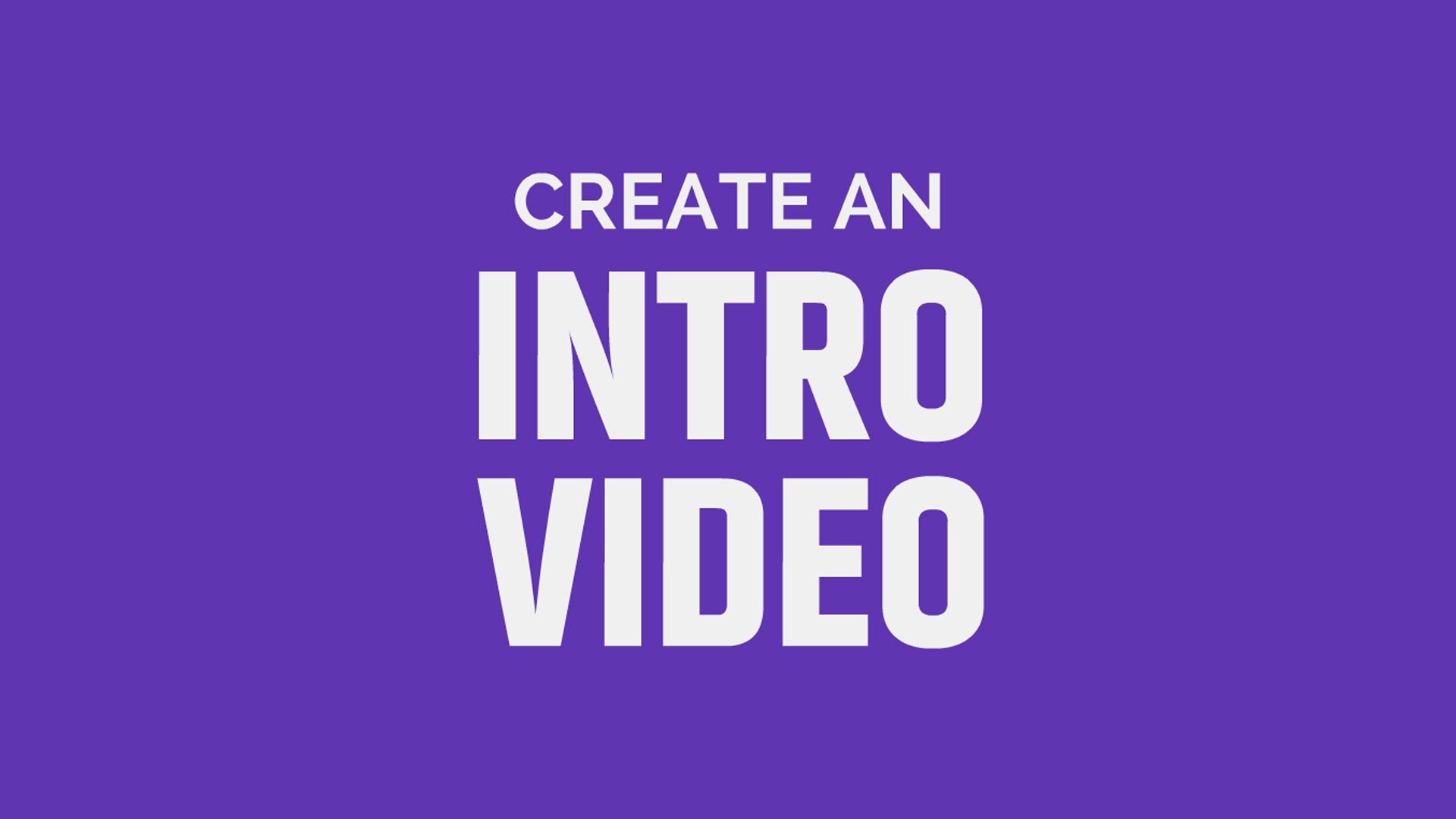 Free Video Intro Maker No Design Experience Required Online