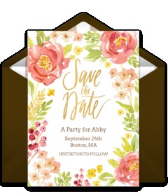 Free Wedding Save The Dates Online Punchbowl Date Ecards