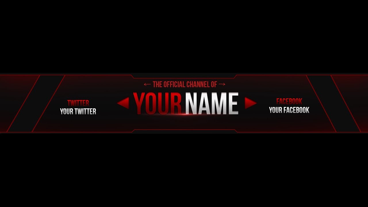 Free Youtube Banner Template Edit Cs6 1 YouTube Download