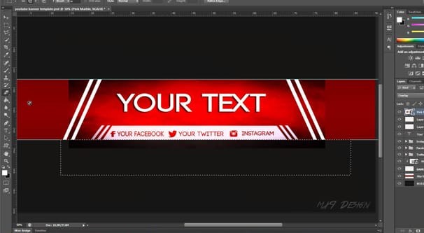 Free YouTube Banner Templates To Download For Your Channel Template