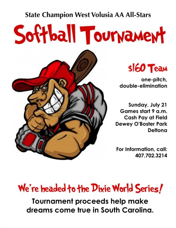 Fundraiser By DeAnne Poveromo Maples West Volusia All Stars World Softball Tournament