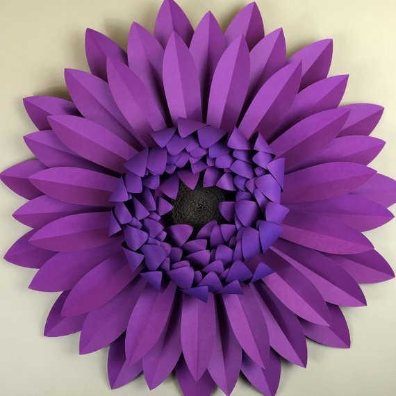Gerbera Daisy DIY S For Hand Cutting Silhouette Or Etsy