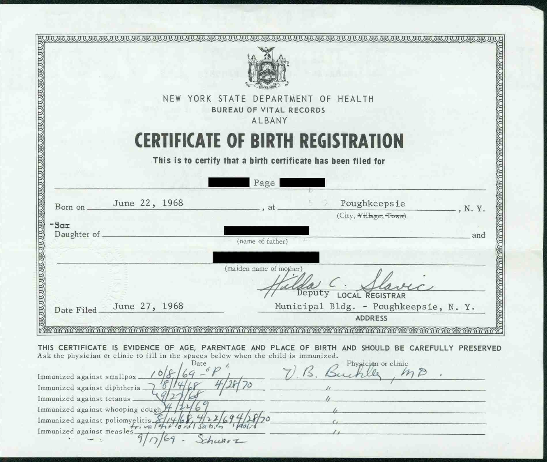 German Birth Certificate Template For Your