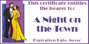 GET Free Printable Love Coupons NOW Com Date Night Certificate