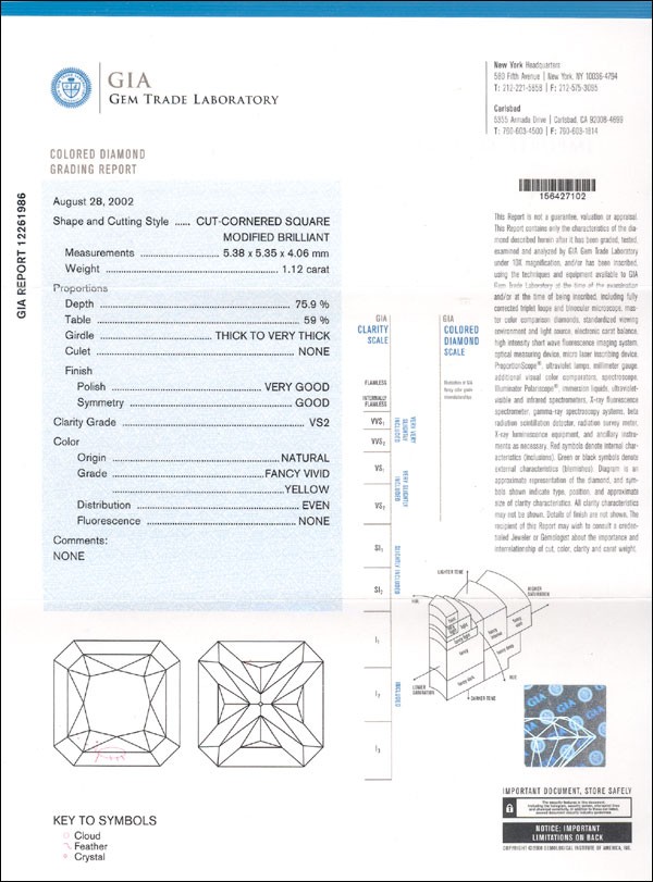 Gia Certificate Template Sample Diamond Grading Certificates From