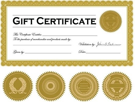Gift Certificate Free Vector In Adobe Illustrator Ai AI Template