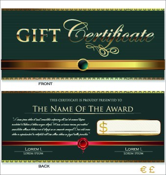 Gift Certificate Template Free Vector Download 17 052