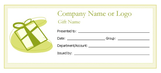 Gift Certificate Template Word Card Samples Free