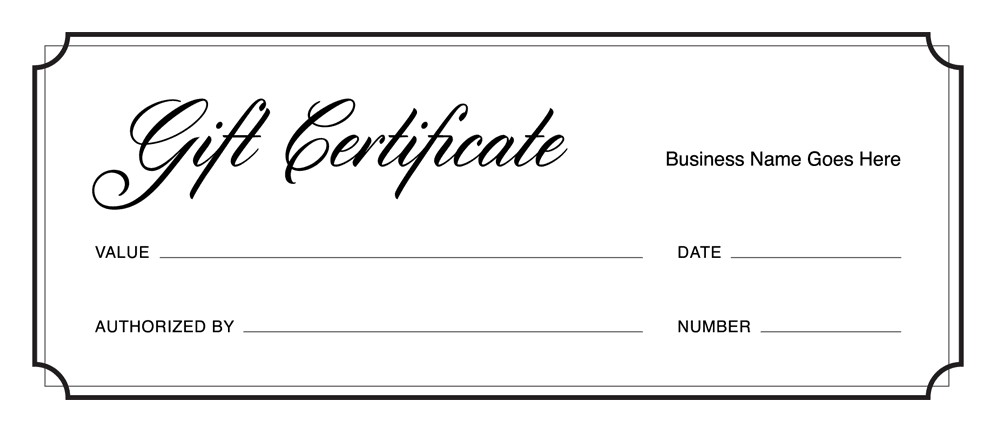 Gift Certificate Templates Download Free Certificates Square Card Samples