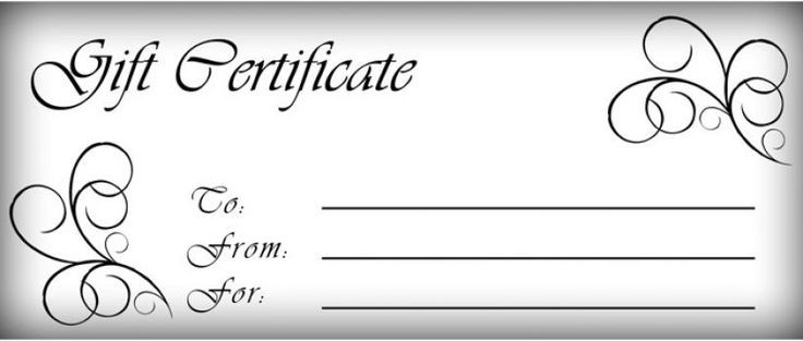 Gift Certificates Templates Free Printable Certificate Nail Template
